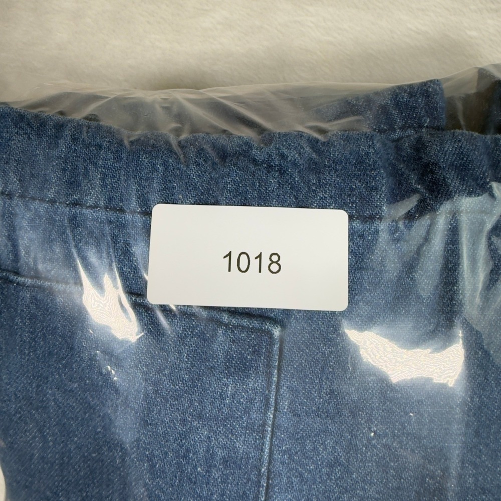 Tickets California Denim Jacket Blue Button Up Long Sleeve Cotton Blazer 14 - Picture 6 of 6